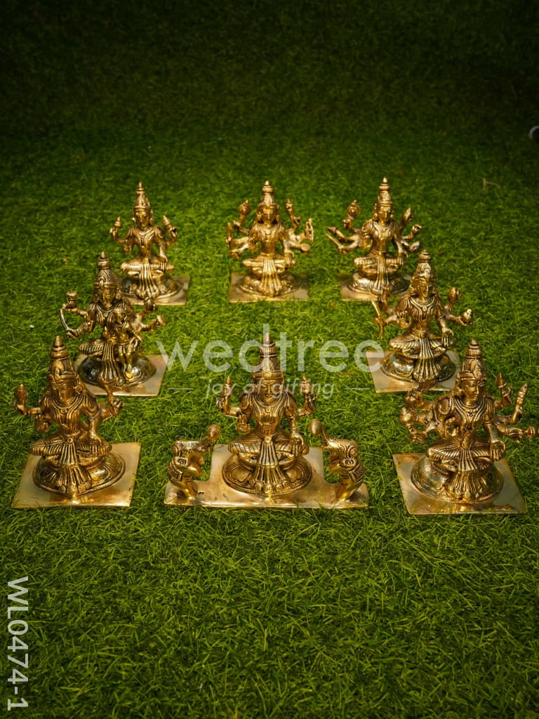 Brass Ashtalakshmi Idols - WL0474
