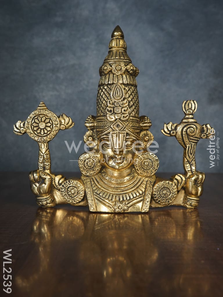 Brass Balaji Wall Hanging - WL2539
