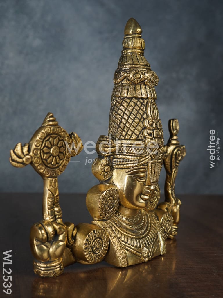 Brass Balaji Wall Hanging - WL2539