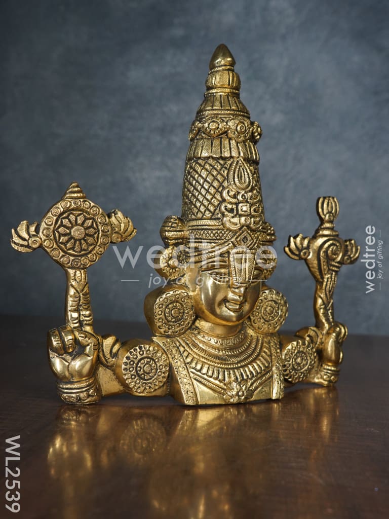 Brass Balaji Wall Hanging - WL2539