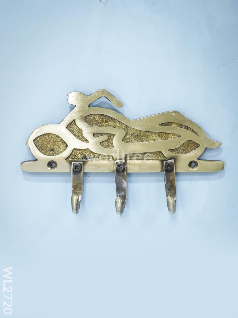 Brass Bike Key Hanger - WL2720