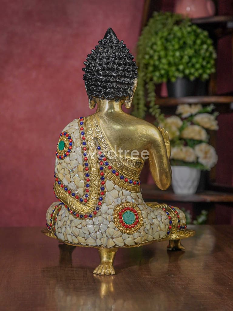 Brass Buddha Idol - WL1140