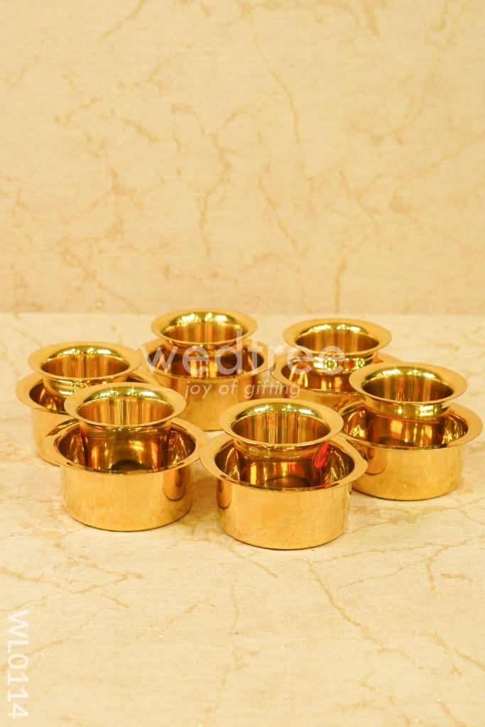 Brass coffee dabara set - WL0114