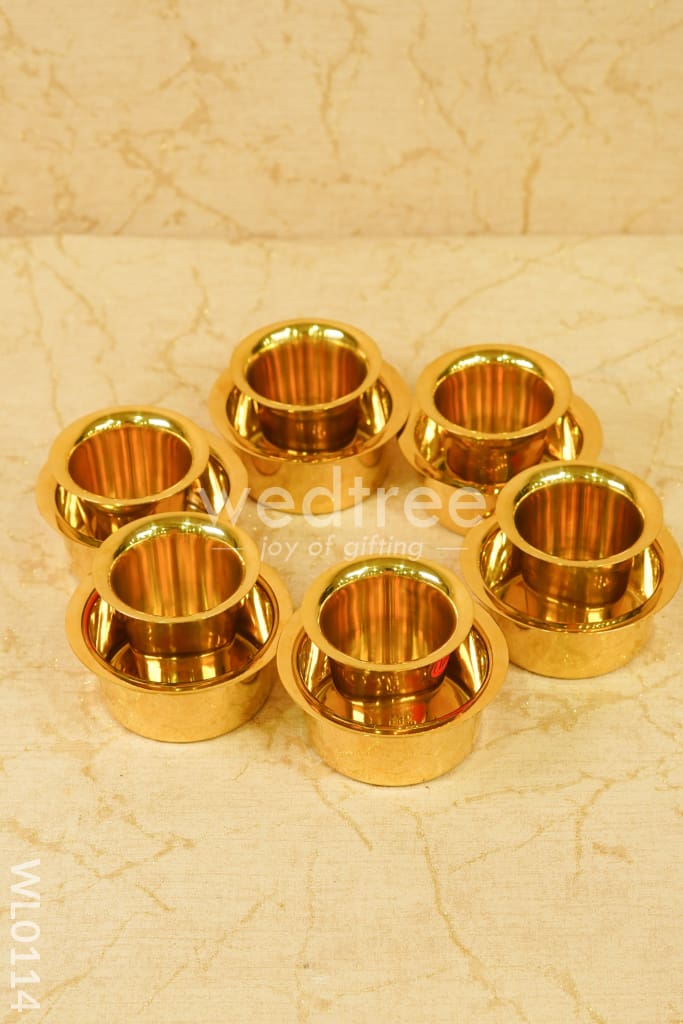 Brass coffee dabara set - WL0114