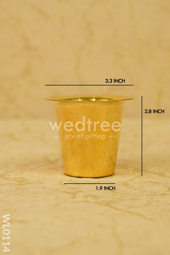 Brass coffee dabara set - WL0114