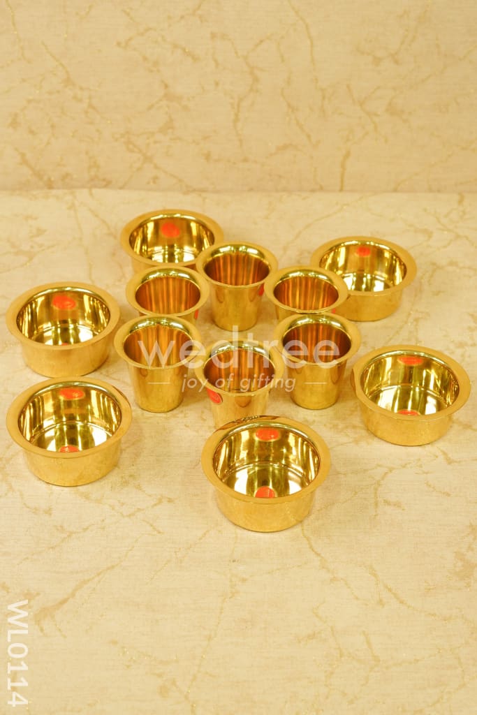 Brass coffee dabara set - WL0114