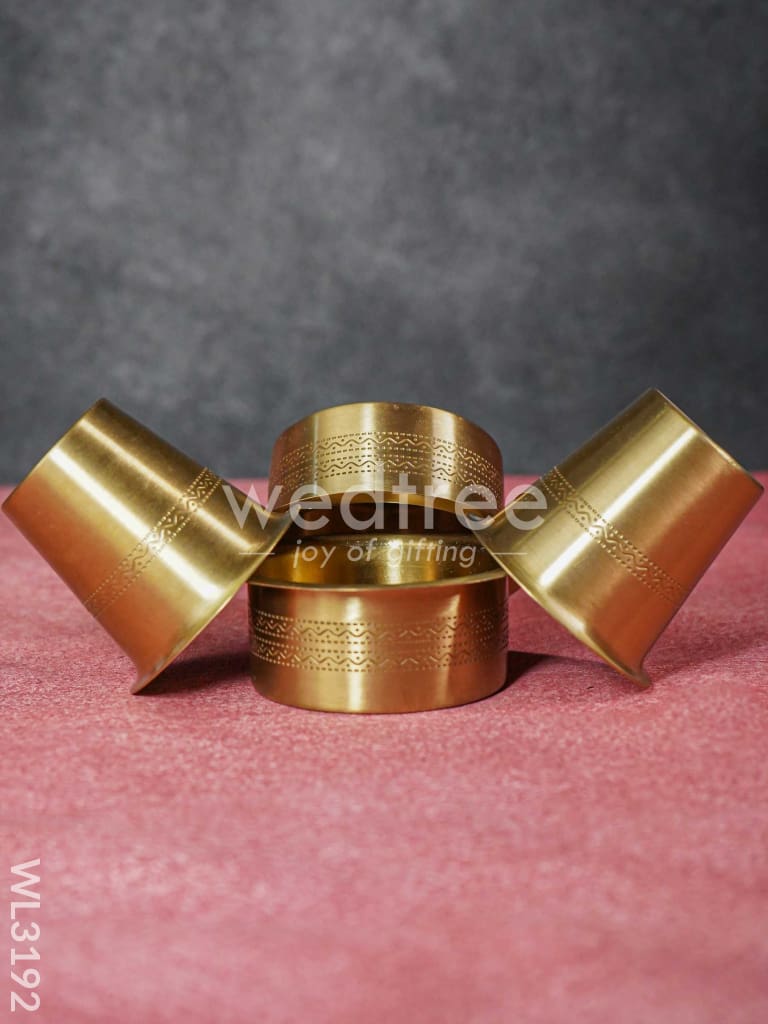 Brass Coffee Filter Dabara Set with Box - WL3192