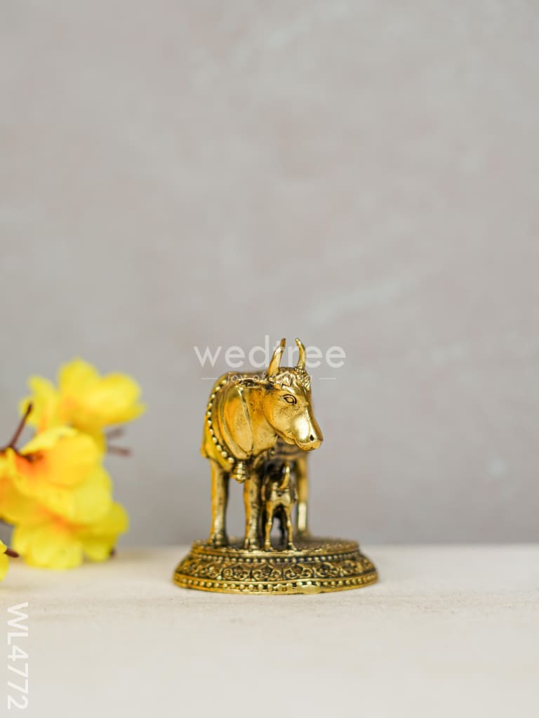 Brass Cow & Calf Idol - WL4772