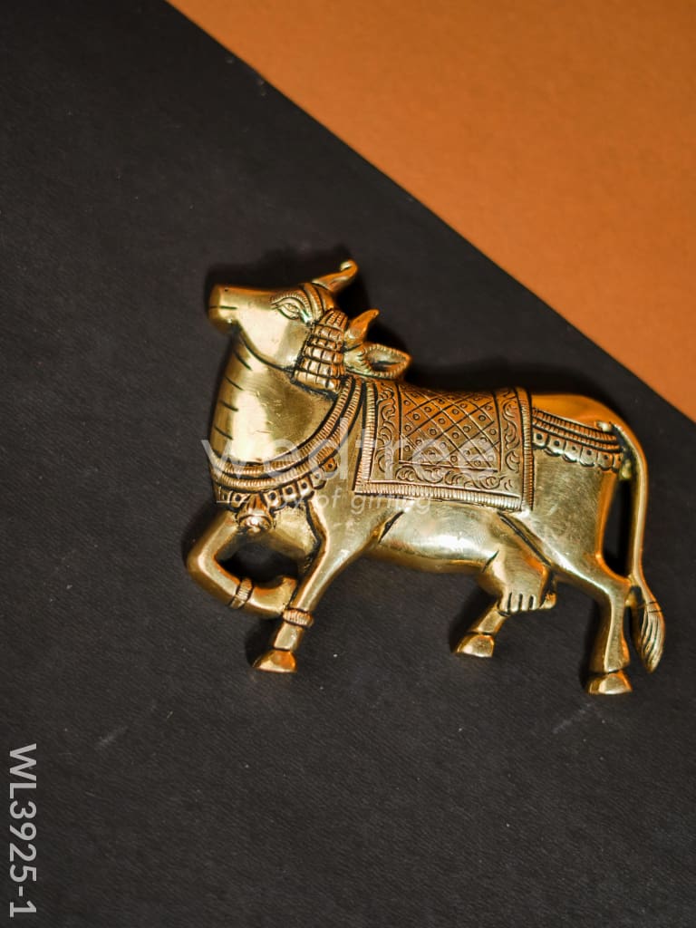 Brass Cow Wall Hanging - Set of 2 - WL3925