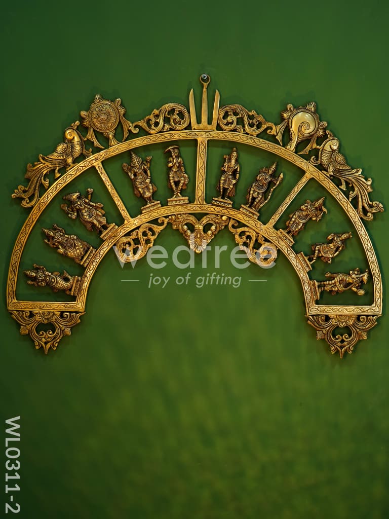 Brass Dasavathar Arch - WL0311