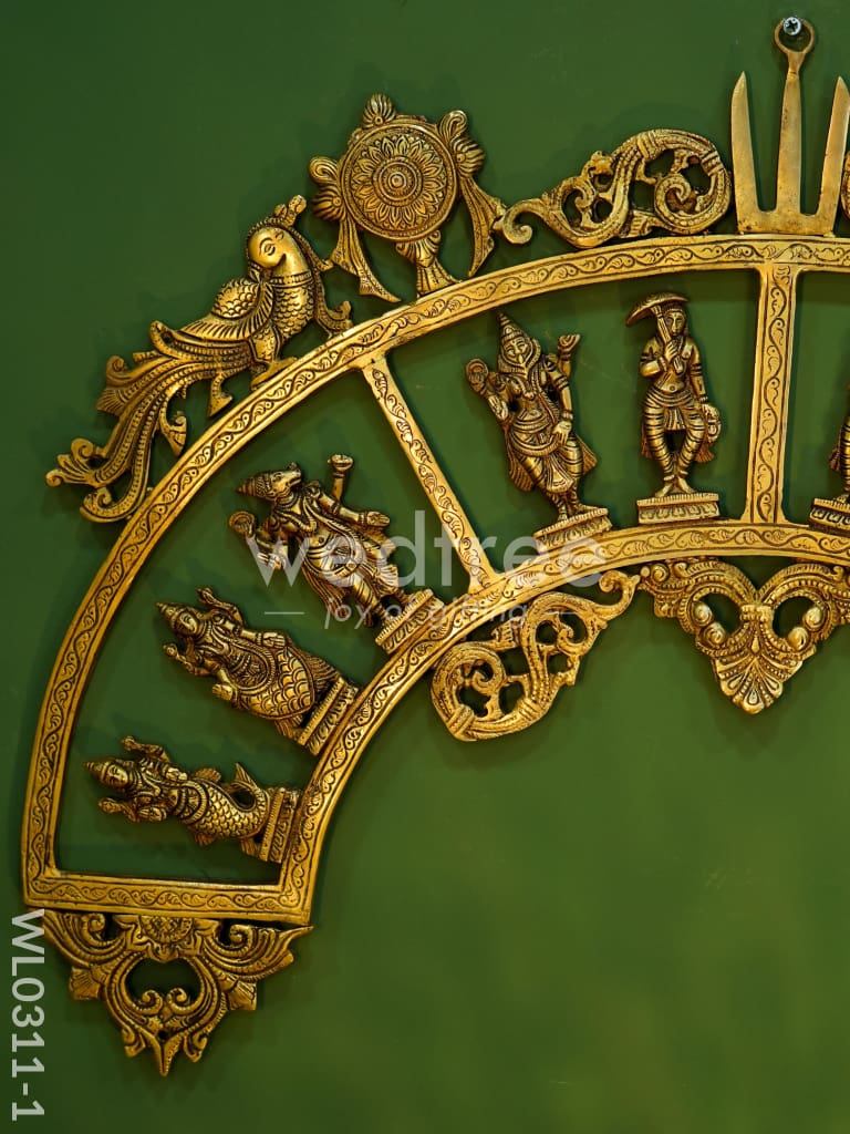 Brass Dasavathar Arch - WL0311