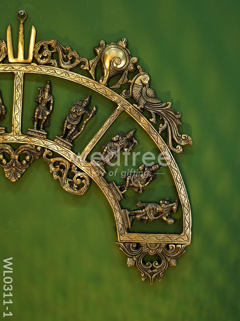 Brass Dasavathar Arch - WL0311