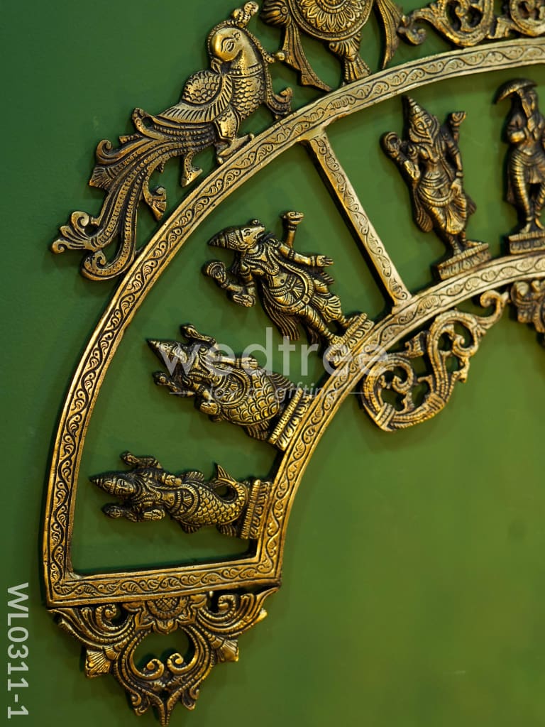 Brass Dasavathar Arch - WL0311