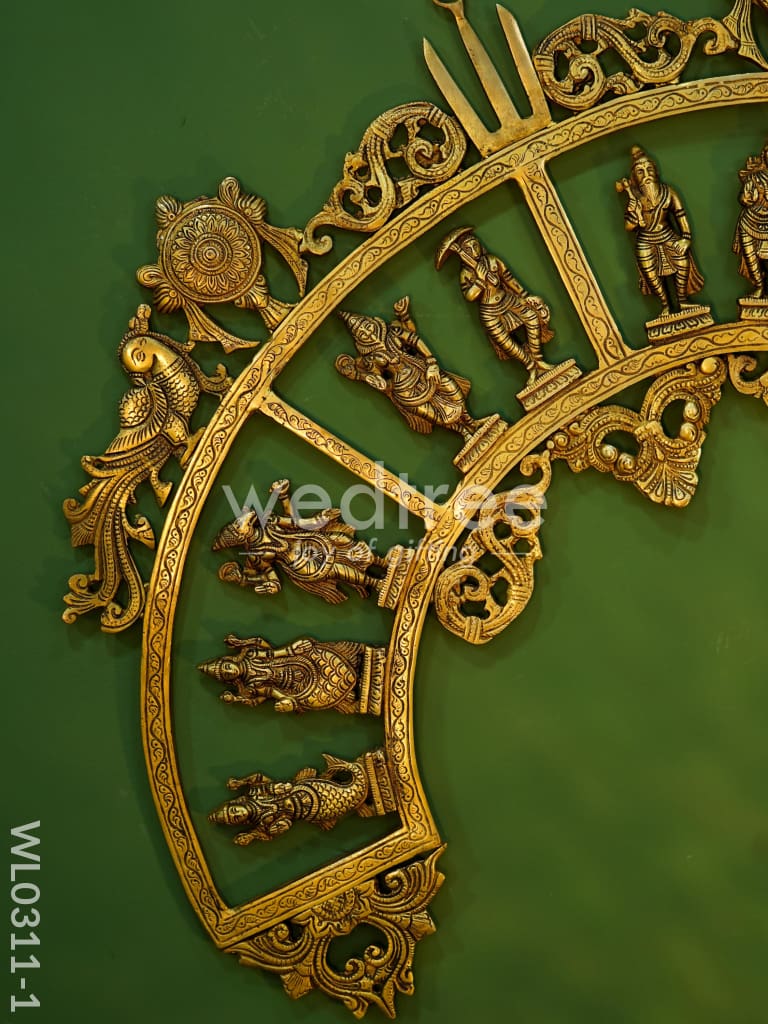 Brass Dasavathar Arch - WL0311
