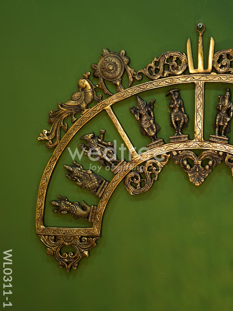 Brass Dasavathar Arch - WL0311