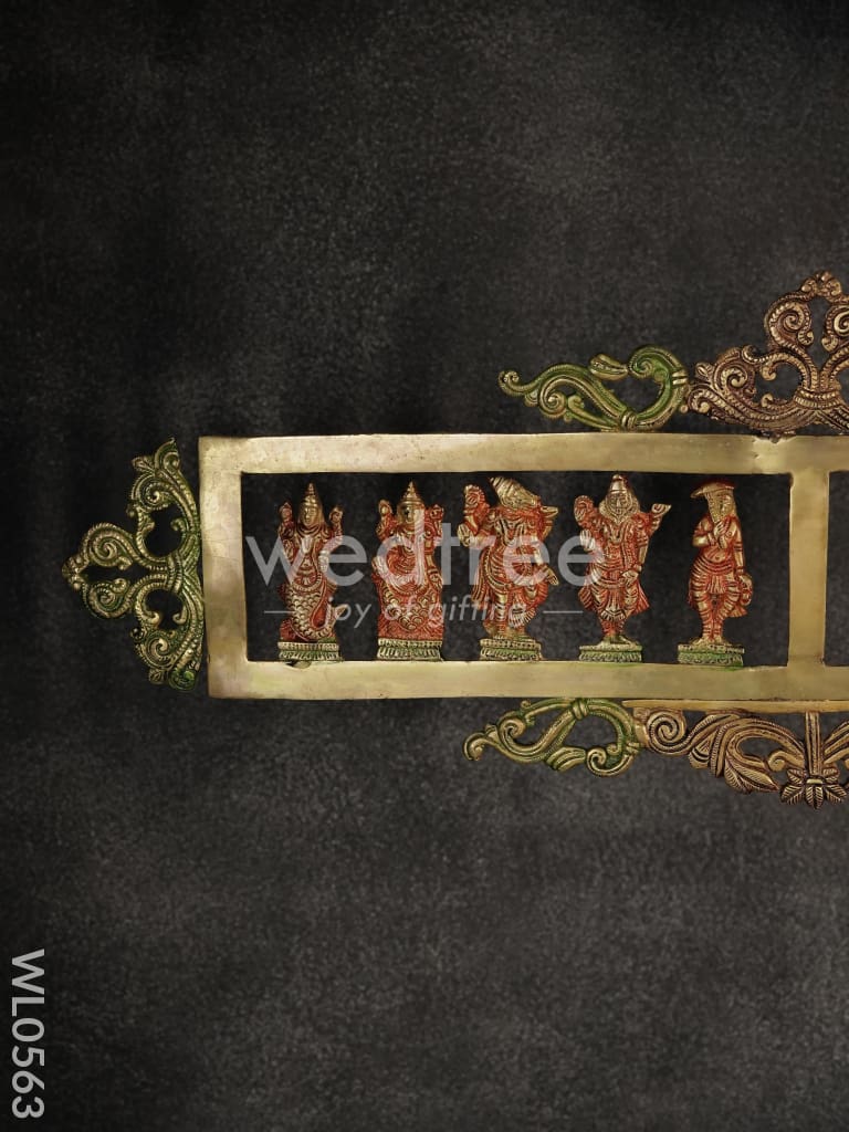 Brass Dasavathar Horizontal Frame - WL0563