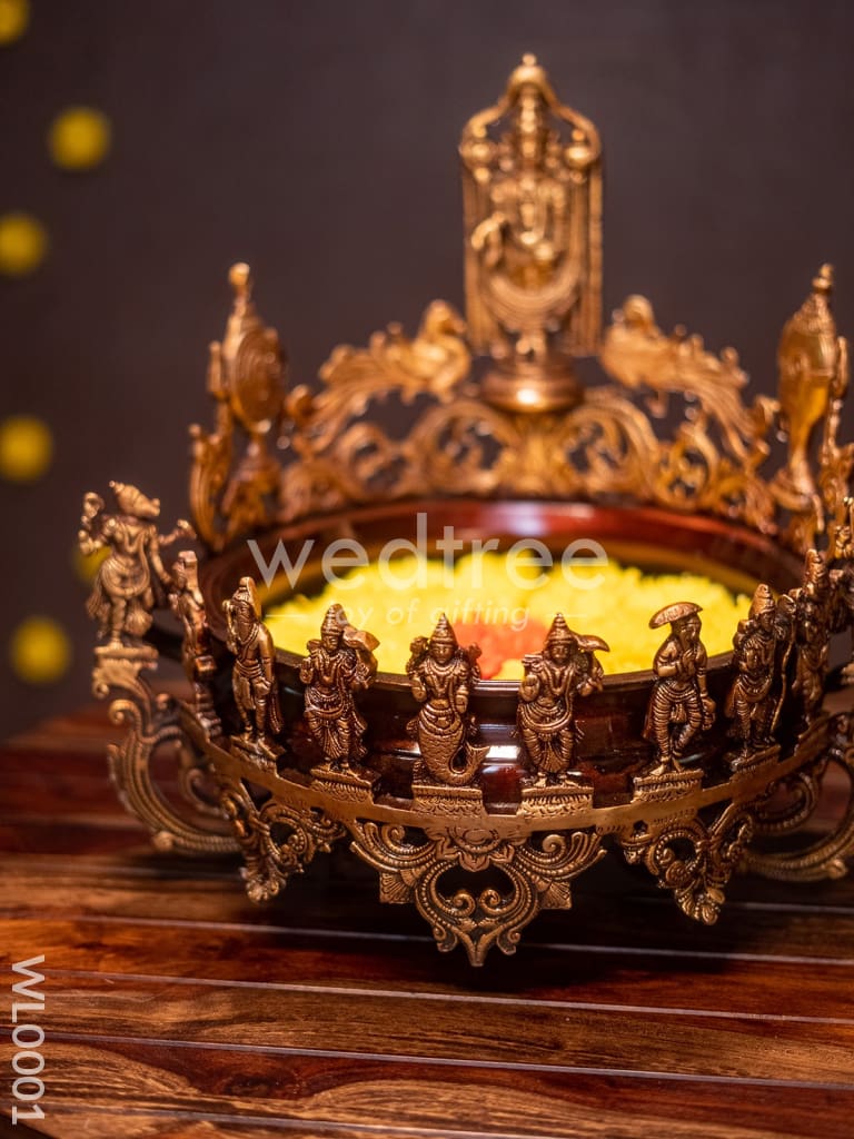 Brass Dasavathar Urli - WL0001