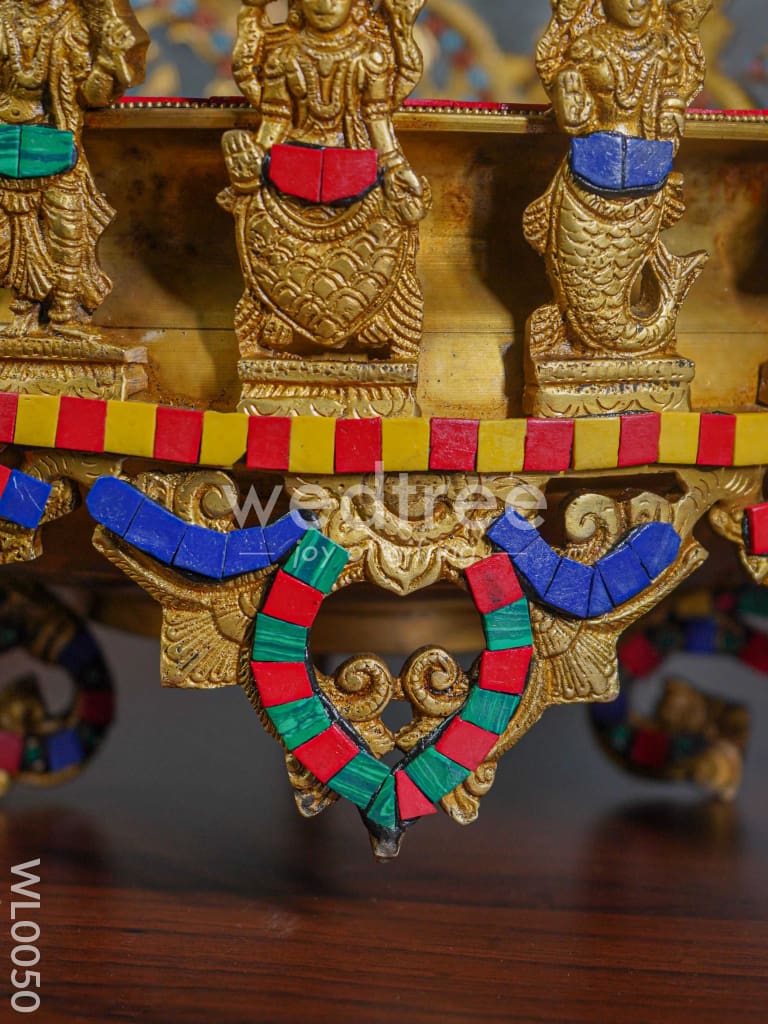Brass Dasavathar Urli - WL0050