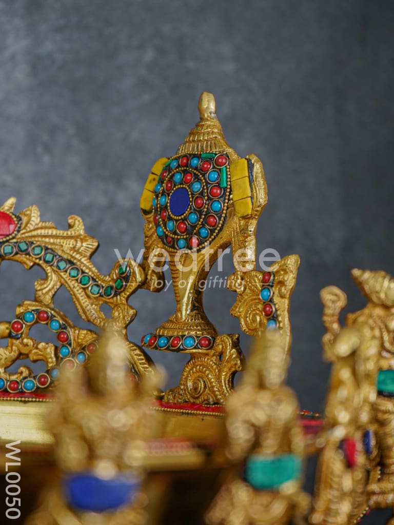 Brass Dasavathar Urli - WL0050