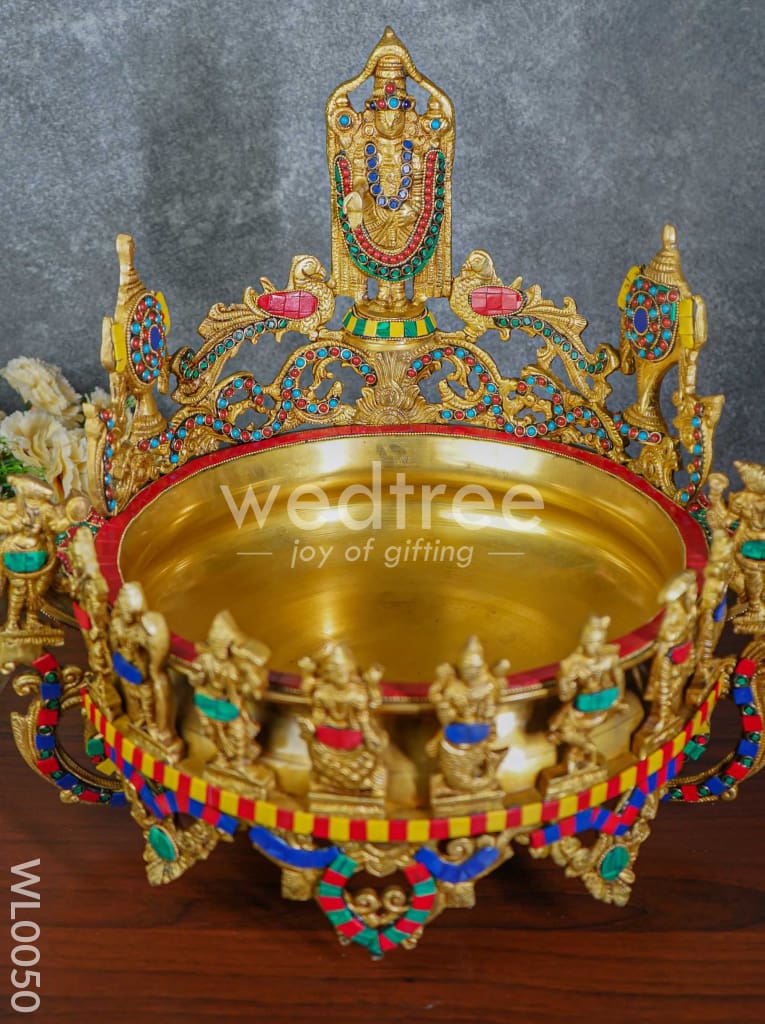 Brass Dasavathar Urli - WL0050