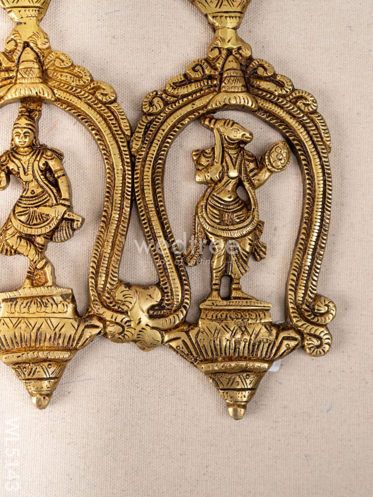 Brass Dasavatharam Wall Hanging - 18 inch - WL5143