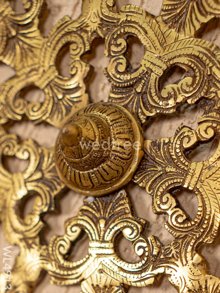 Brass Dasavathram Wall Hanging - WL4913