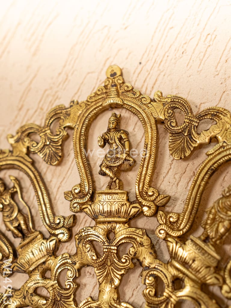 Brass Dasavathram Wall Hanging - WL4913