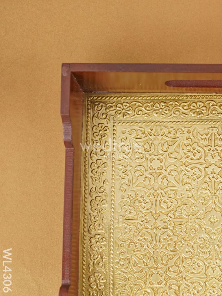 Brass Decorative Tray - WL4306