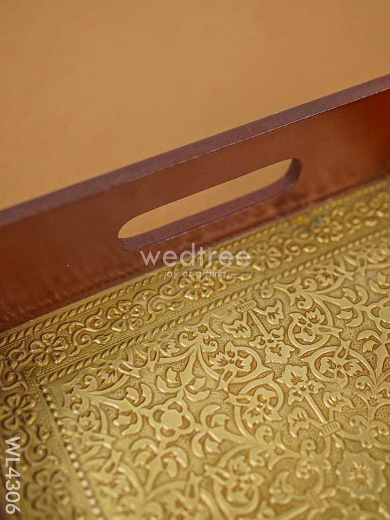 Brass Decorative Tray - WL4306