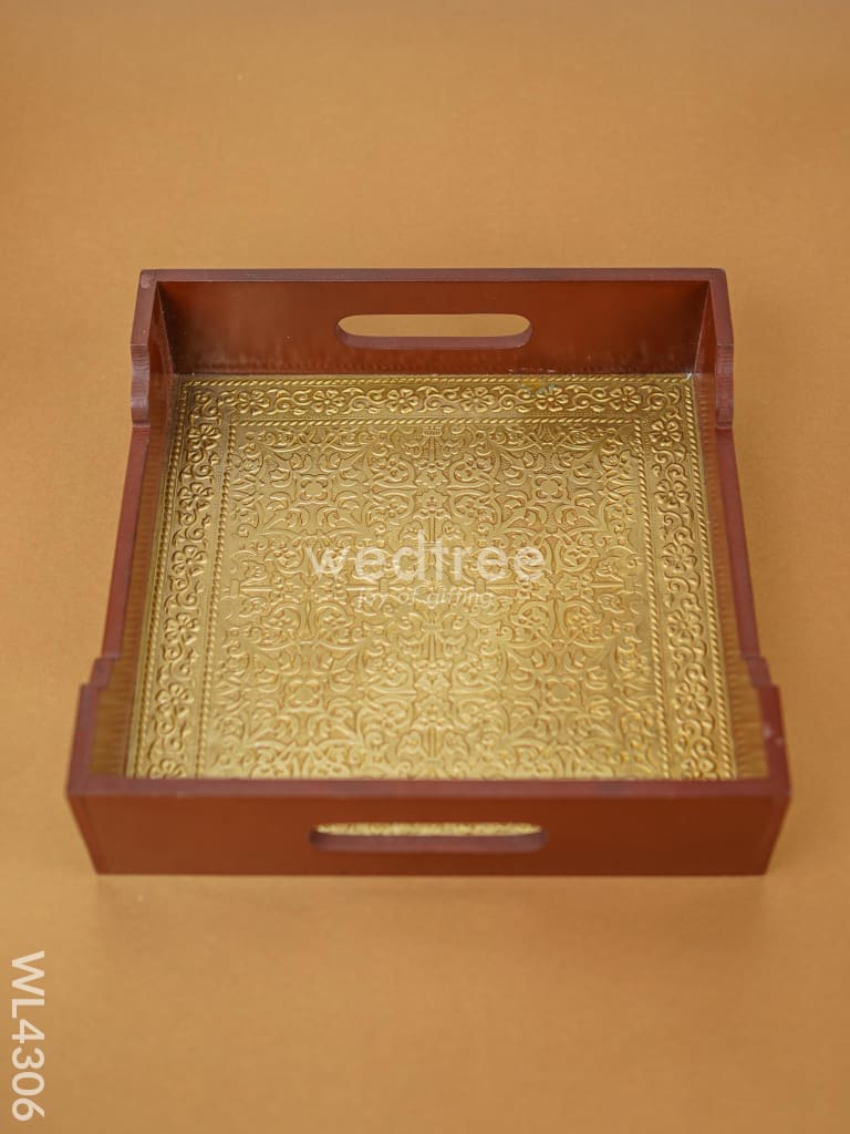 Brass Decorative Tray - WL4306