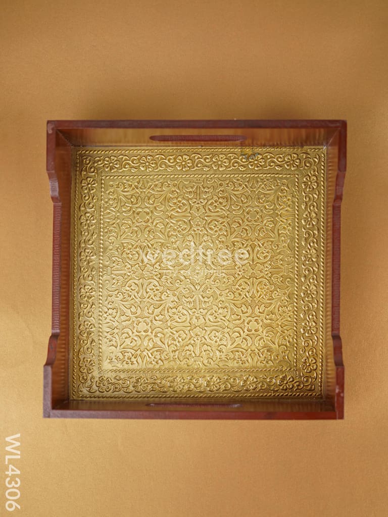 Brass Decorative Tray - WL4306