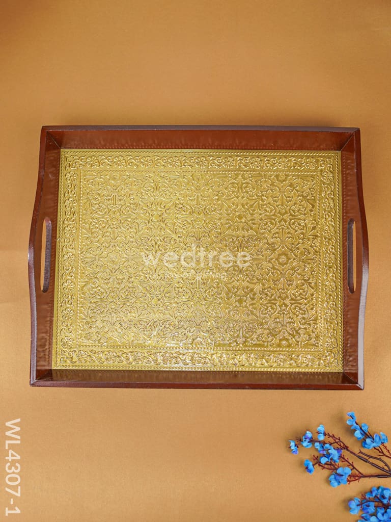 Brass Decorative Tray - WL4307