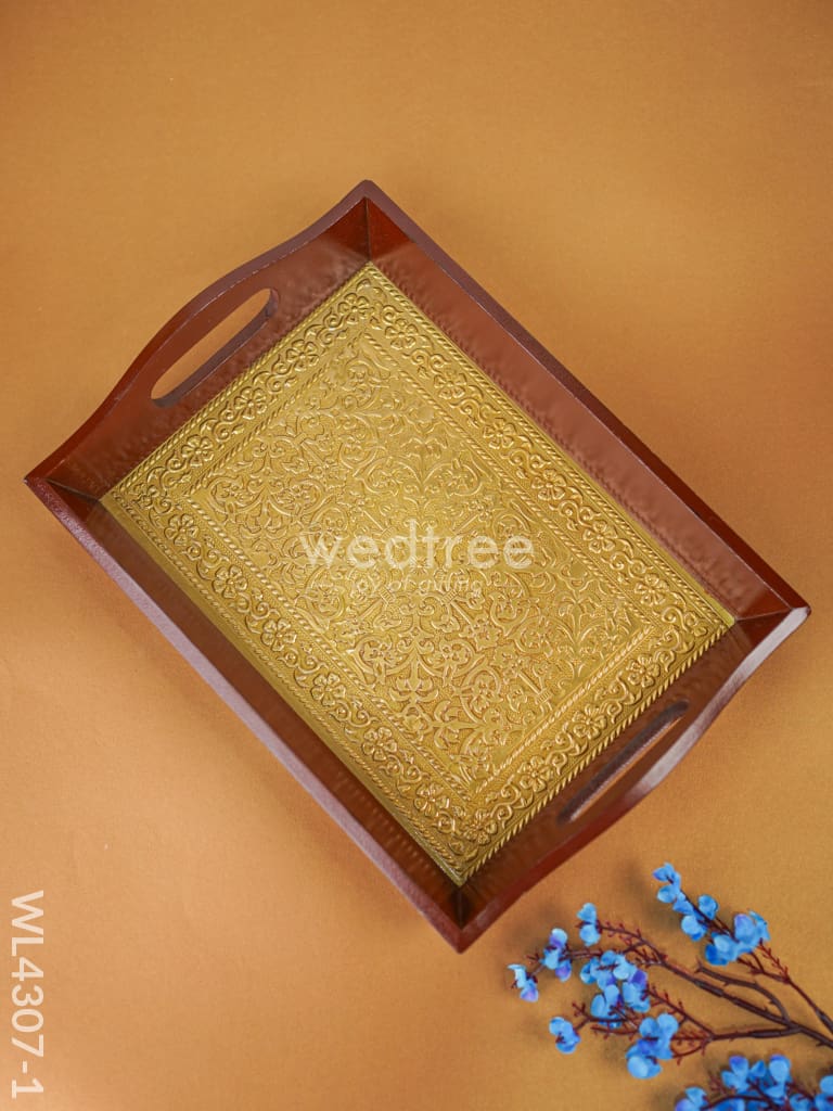 Brass Decorative Tray - WL4307