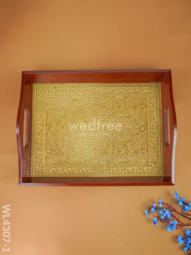 Brass Decorative Tray - WL4307