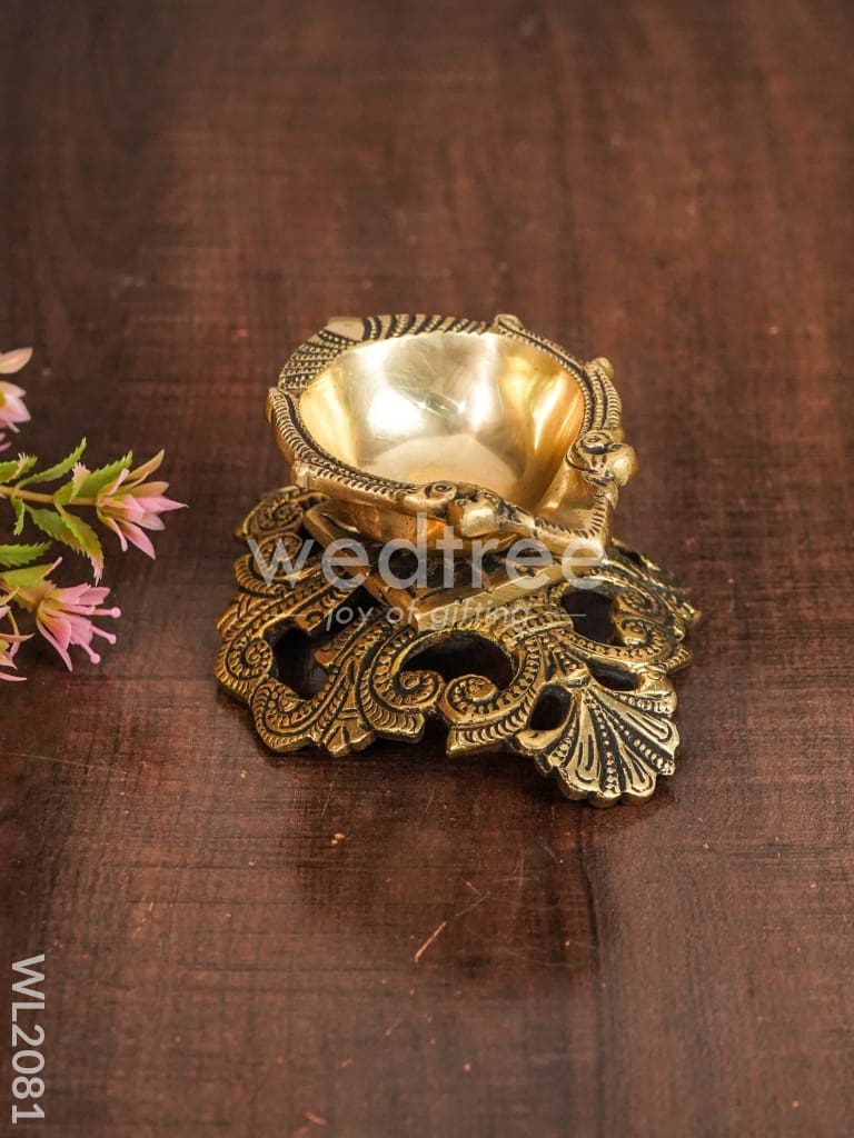 Brass Designer Diya - WL2081