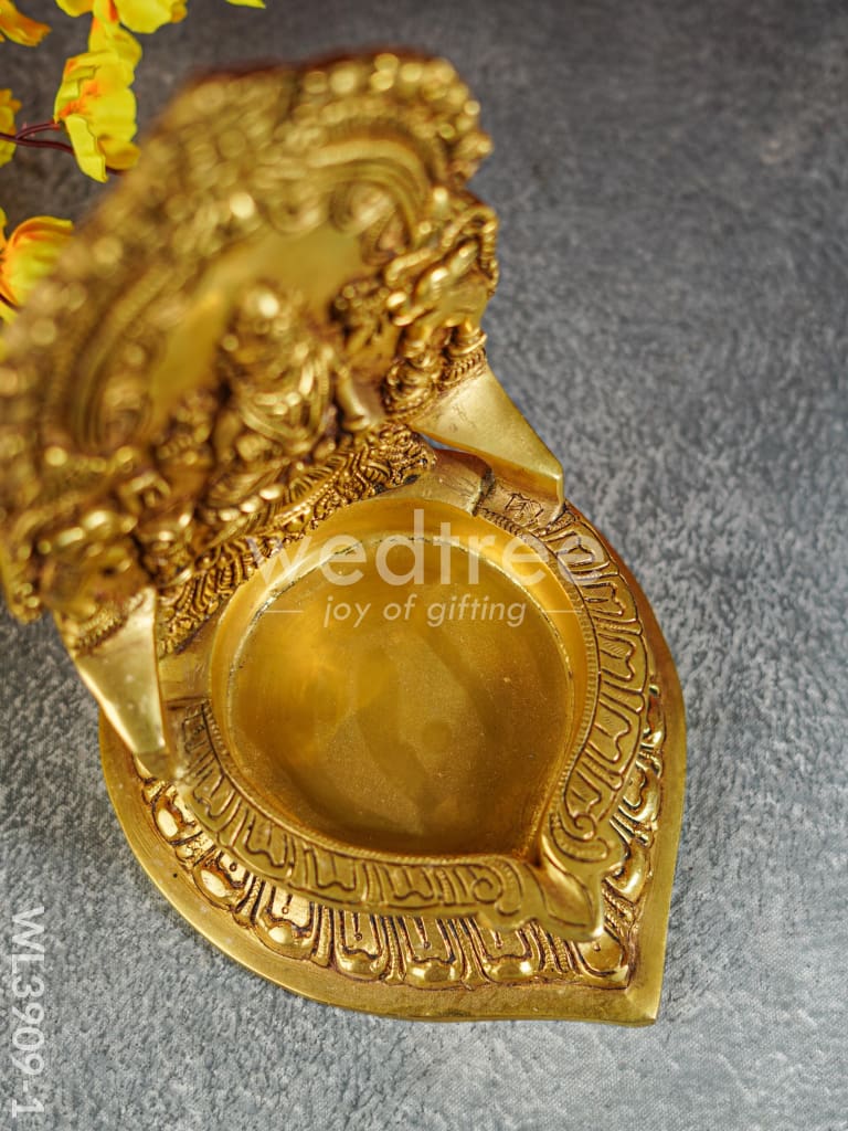 Brass Diya on Podium - WL3909