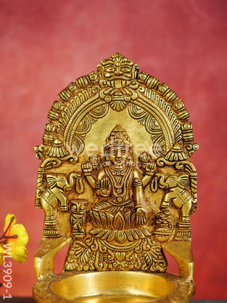 Brass Diya on Podium - WL3909