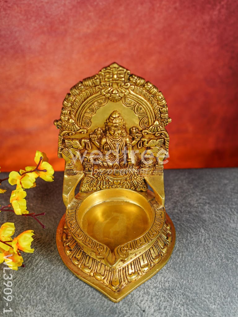 Brass Diya on Podium - WL3909