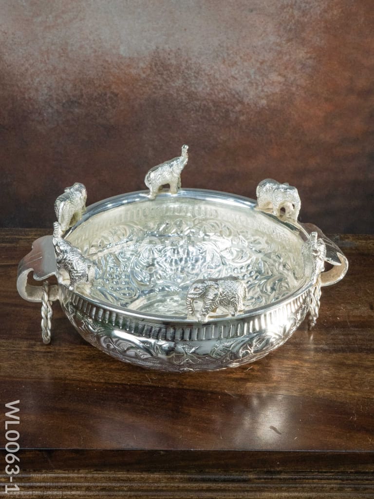 Brass Elephant Urli - WL0063