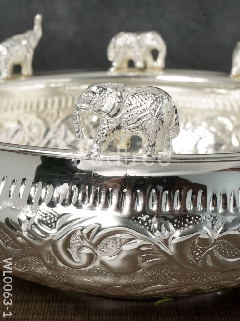 Brass Elephant Urli - WL0063