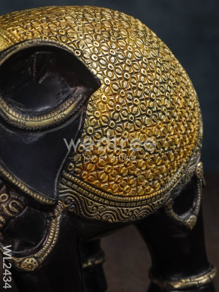 Brass Elephant with Bell - WL2434