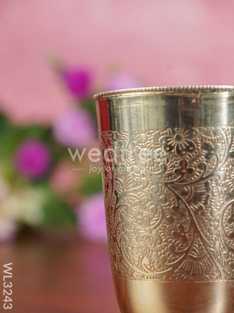 Brass - Engraved Glass - WL3243