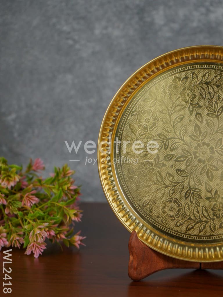 Brass Engraved Plate - 8 inch - WL2418