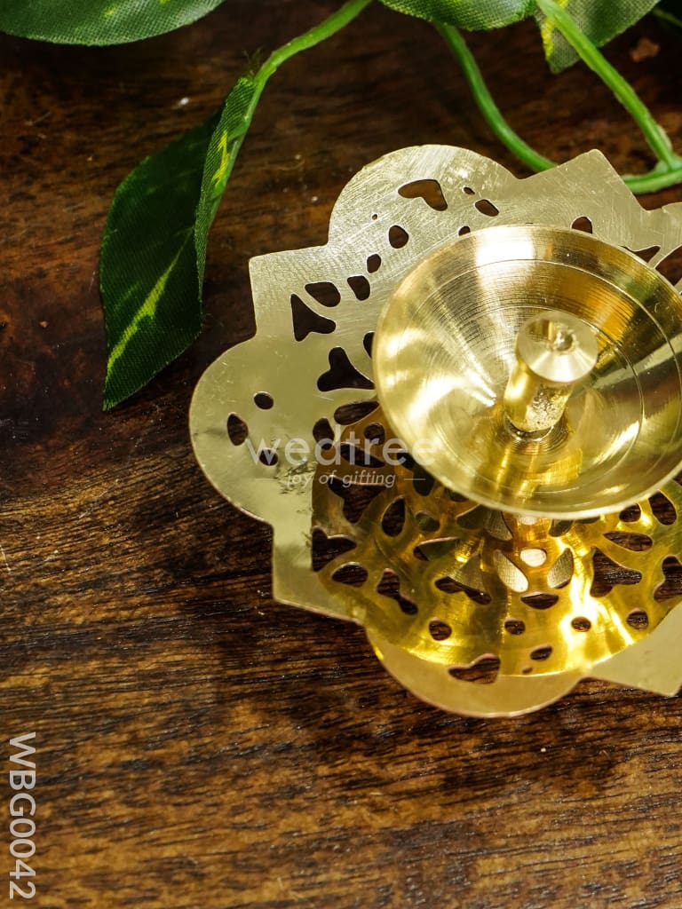 Brass Flower Shaped Diya - WBG0042