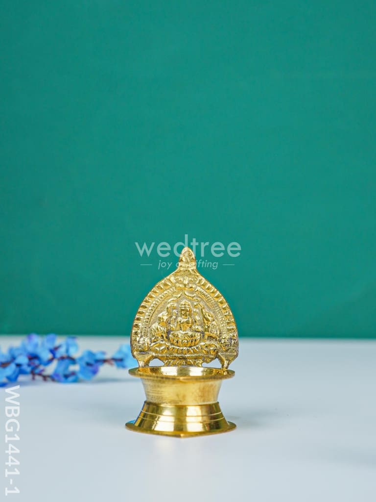 Brass Gajalakshmi Kamakshi Diya - WBG1441