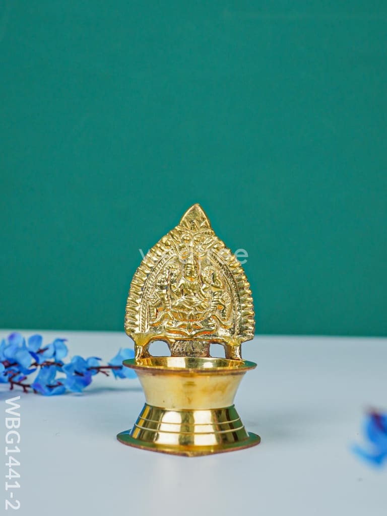 Brass Gajalakshmi Kamakshi Diya - WBG1441