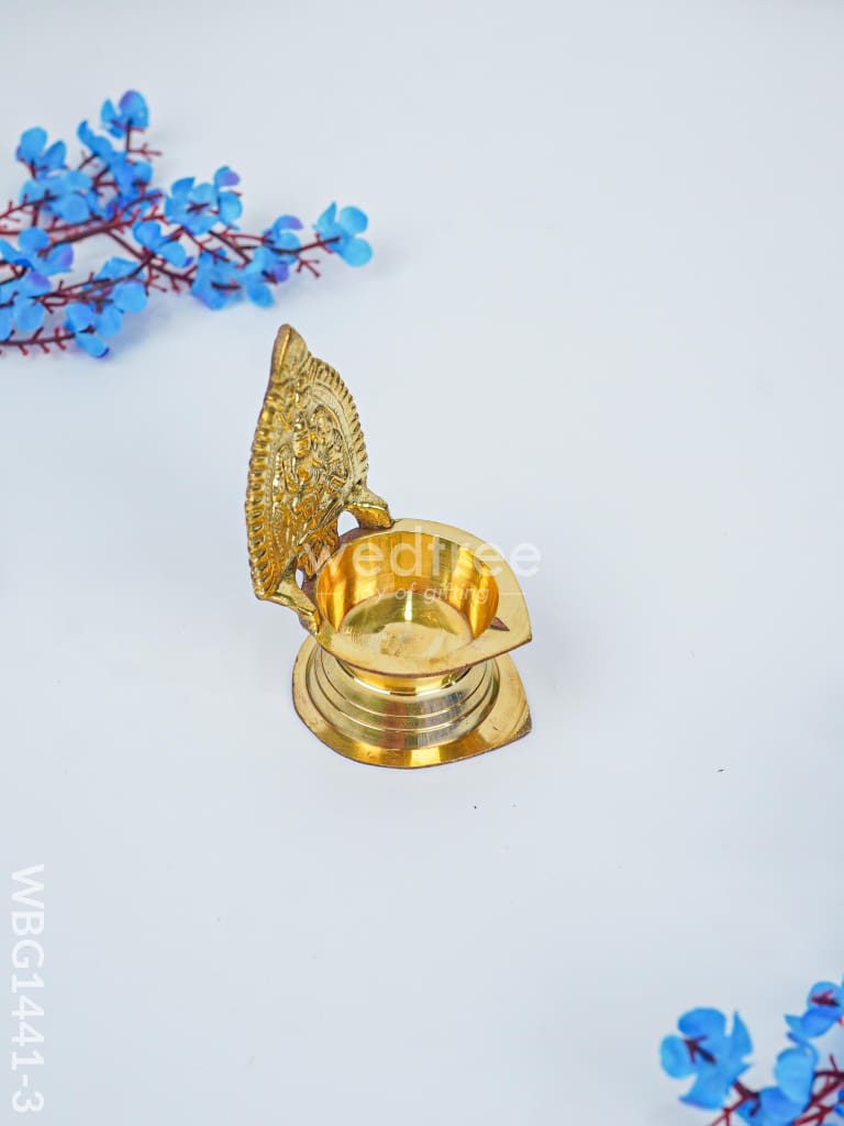 Brass Gajalakshmi Kamakshi Diya - WBG1441