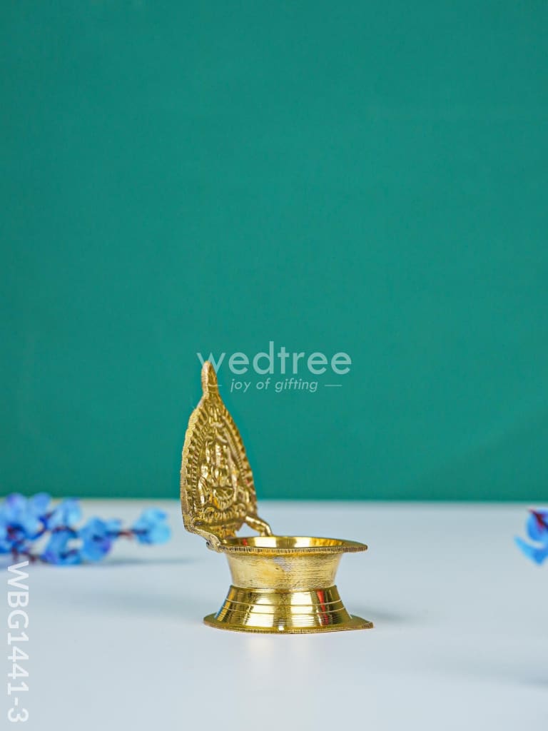 Brass Gajalakshmi Kamakshi Diya - WBG1441
