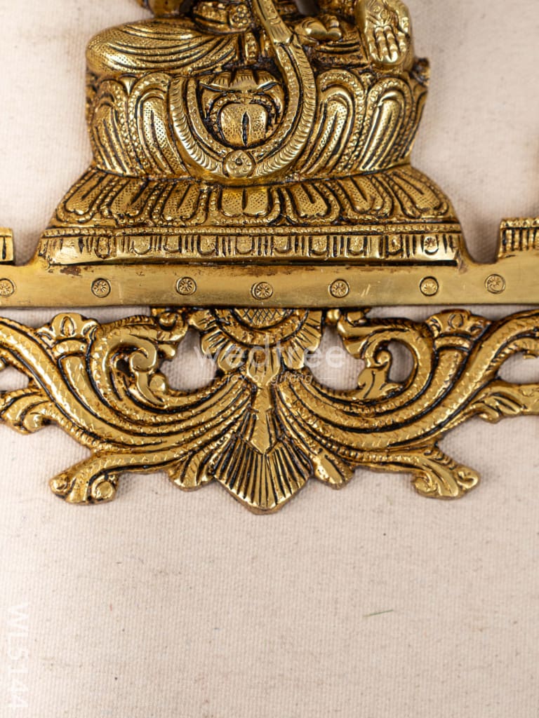 Brass Gajalakshmi with Elephant Wall Hanging - 11 inch - WL5144