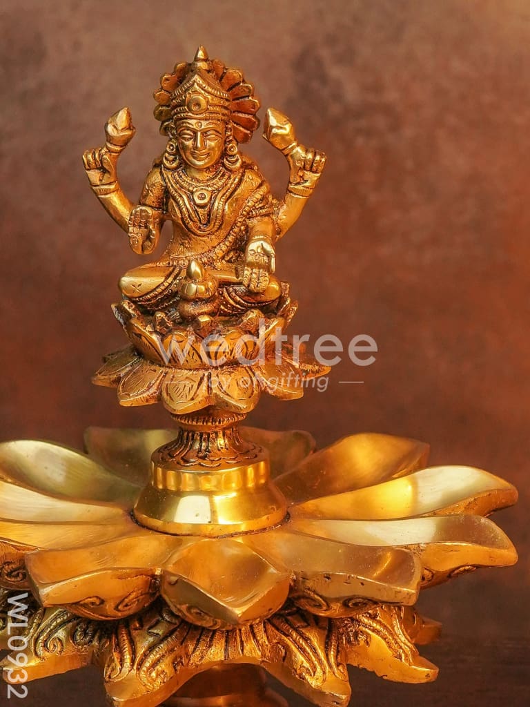 Brass Ganesh-Lakshmi Diya - WL0932